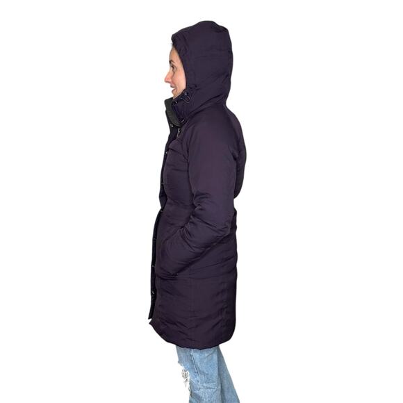 THE NORTH FACE Purple Hyvent Down Puffer Parka Jacket Women's Size XS FLAW - Picture 3 of 10